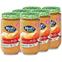 Los mejores  - Hero Baby - Tarrito de Arroz con Pollo para bebés a partir de 6 meses Pack de 6 x 235 g